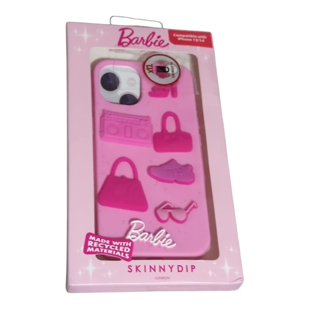 Barbie Pink Skinny Dip iPhone 13/14 - 3D Rubber Shockproof Phone Case